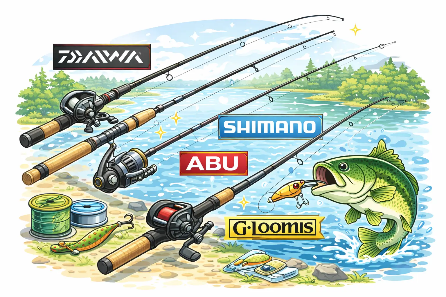 낚시대 종류 브랜드 가격대