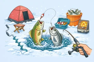 얼음 낚시대 낚시터 낚시텐트 얼음 낚시대 낚시터 낚시텐트