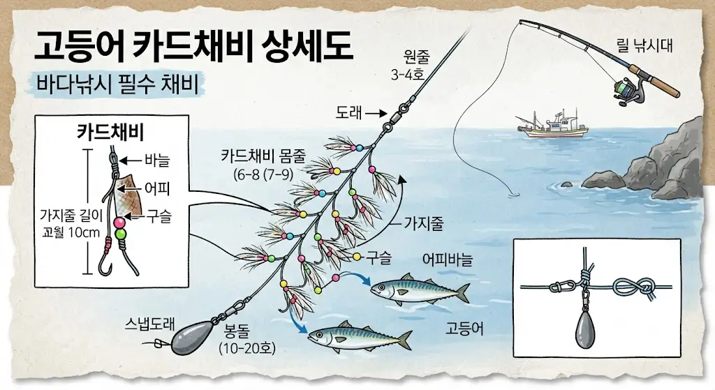 고등어-낚시-채비